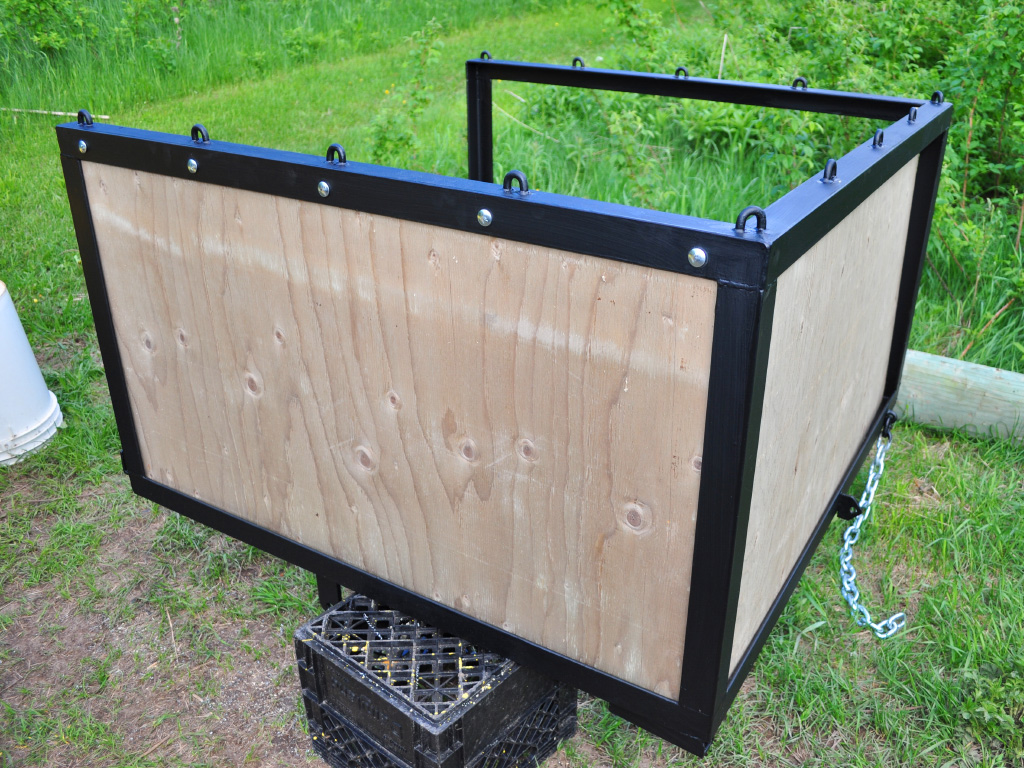 YardMule Electric Tractor - cargo box frame